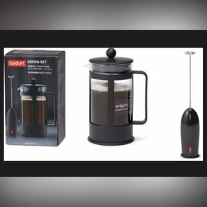 Bodum French Press coffee maker with fother